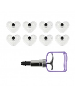 Βεντούζες Κενού Καρδιάς – Σετ 8 τεμαχίων Βεντούζες Κενού Καρδιάς – Σετ 8 τεμαχίων